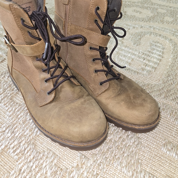 UGG Brown Lace-Up Boots - Picture 6 of 11